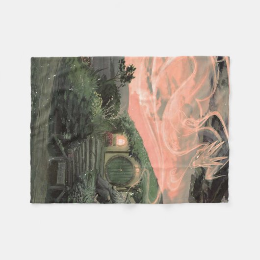 LORD VAN DE RINGS ART Blanket Fleece Deken (Voorkant (Horizontaal))