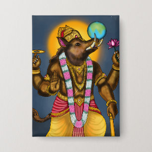Lord Varaha-knop Button
