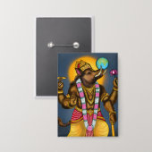 Lord Varaha-knop Button (Voorkant / Achterkant)