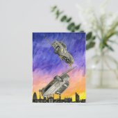 Lord Vernon die de Pan van Hamgee achtervolgen Briefkaart (Staand voorkant)