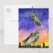 Lord Vernon die de Pan van Hamgee achtervolgen Briefkaart (Voorkant / Achterkant)