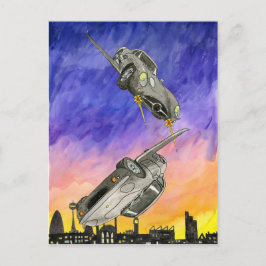 Lord Vernon die de Pan van Hamgee achtervolgen Briefkaart