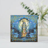 Lord Vishnu - Card, Greeting, Invite Kaart (Staand voorkant)