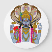 Lord Vishnu Clock Grote Klok (Voorkant)