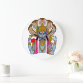 Lord Vishnu Clock Grote Klok (Huis)
