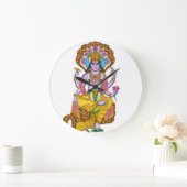 Lord Vishnu Clock Grote Klok (Huis)