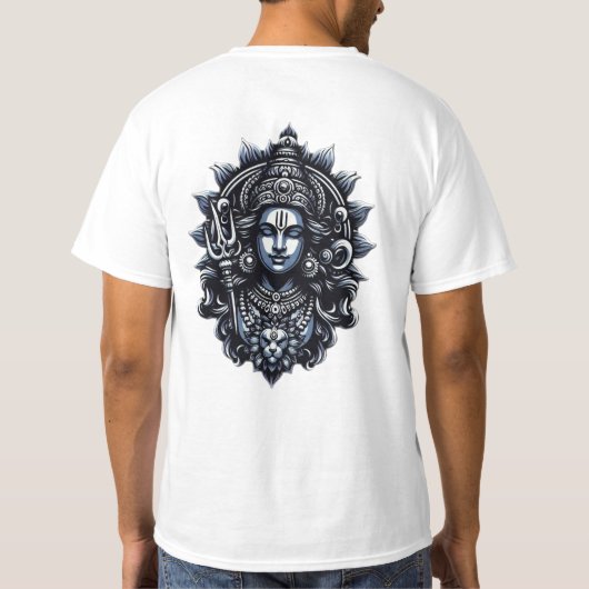 Lord Vishnu: De Multiversele Onderhouder T-shirt (Achterkant)