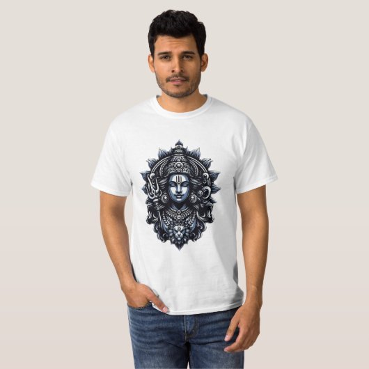 Lord Vishnu: De Multiversele Onderhouder T-shirt (Voorkant volledig)