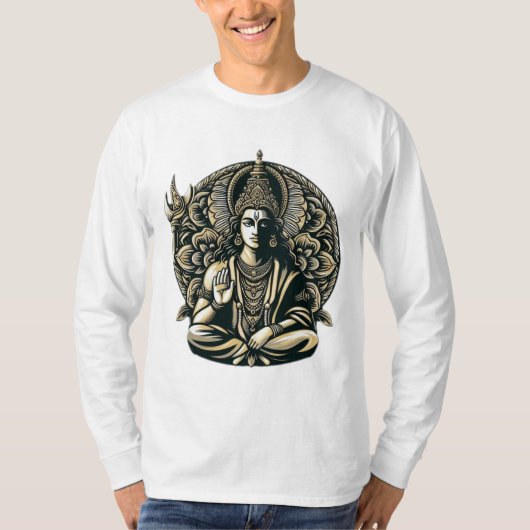 Lord Vishnu: De Multiversele Onderhouder T-shirt (Voorkant)