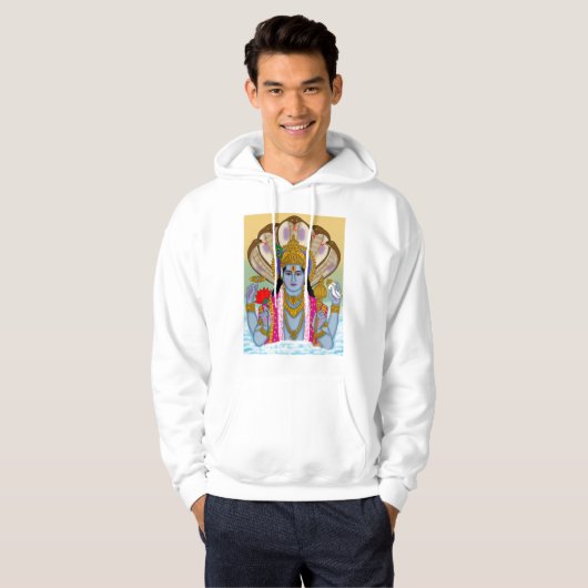 Lord Vishnu Hoodie (Voorkant volledig)