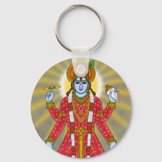 Lord Vishnu Keychain (Voorkant)