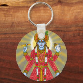 Lord Vishnu Keychain (Voorkant)