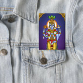 Lord Vishnu-knop Button (Insitu)
