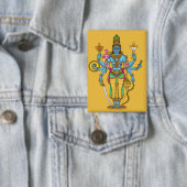 Lord Vishnu-knop Button (Insitu)