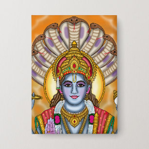 Lord Vishnu-knop Button