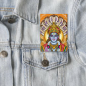 Lord Vishnu-knop Button (Insitu)