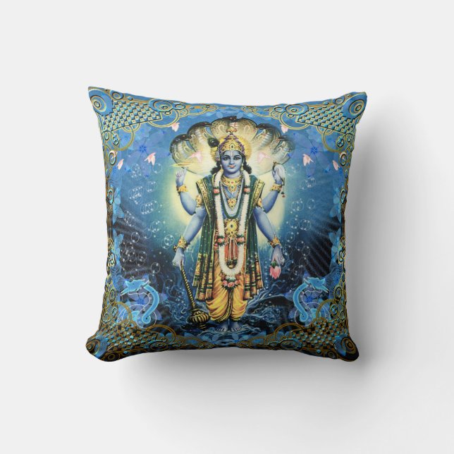 Lord Vishnu - Kussen (Voorkant)