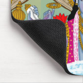 Lord Vishnu Mouse Pad Muismat (Hoek)