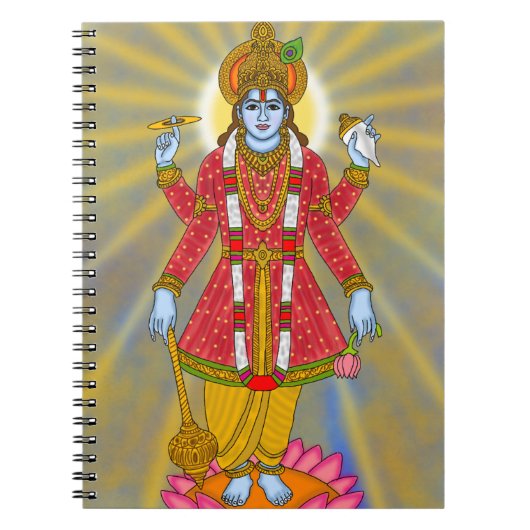 Lord Vishnu notebook Notitieboek (Voorkant)