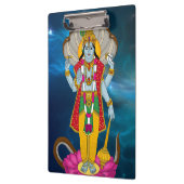 Lord Vishnu Notitieboek Klembord (Links)
