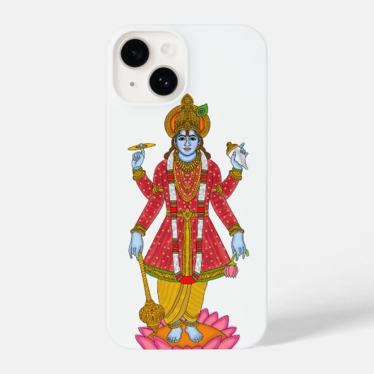 Lord Vishnu Phone Case iPhone Hoesje (Achterkant)