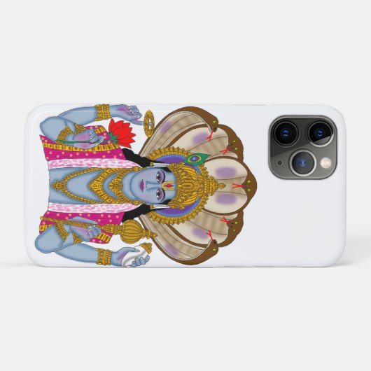 Lord Vishnu Phone Cover (Achterkant (horizontaal))