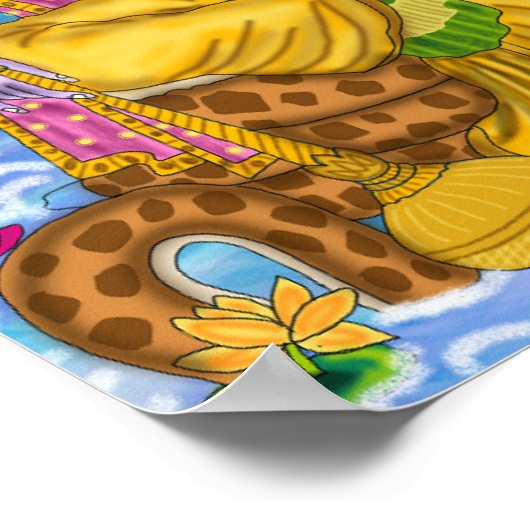 Lord Vishnu Poster (Hoek)