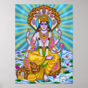 Lord Vishnu Poster
