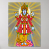 Lord Vishnu Poster (Voorkant)