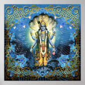 Lord Vishnu - Poster (Voorkant)