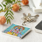 Lord Vishnu Sleutelhanger (Zijkant)