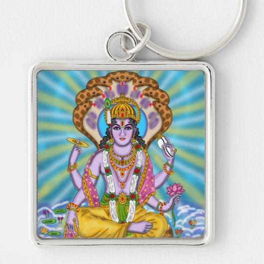 Lord Vishnu Sleutelhanger (Voorkant)