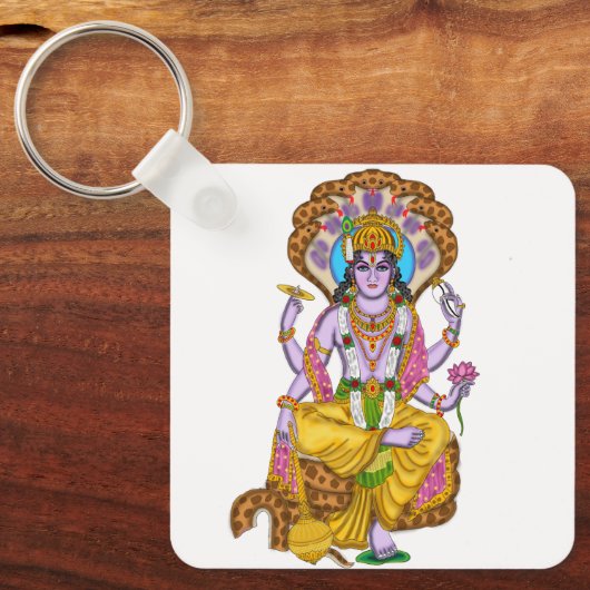 Lord Vishnu Sleutelhanger (Voorkant)