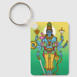 Lord Vishnu-sleutelhanger Sleutelhanger