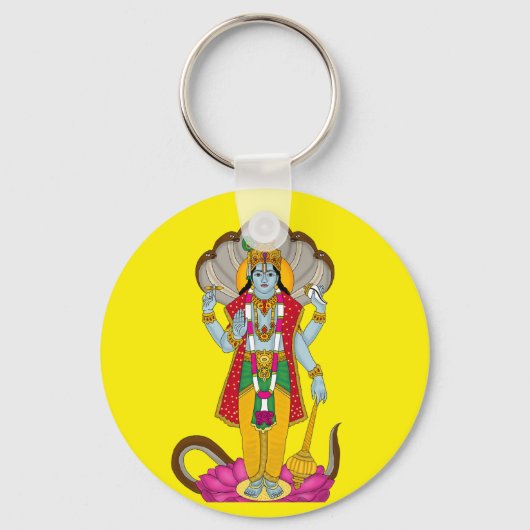 Lord Vishnu-sleutelhanger Sleutelhanger (Voorkant)