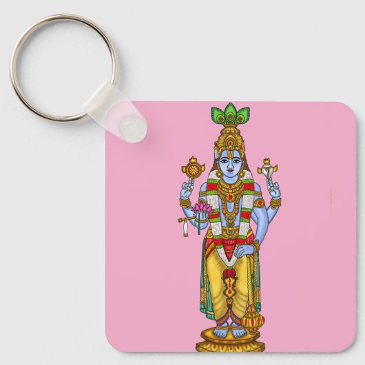 Lord Vishnu-sleutelhanger Sleutelhanger (Voorkant)