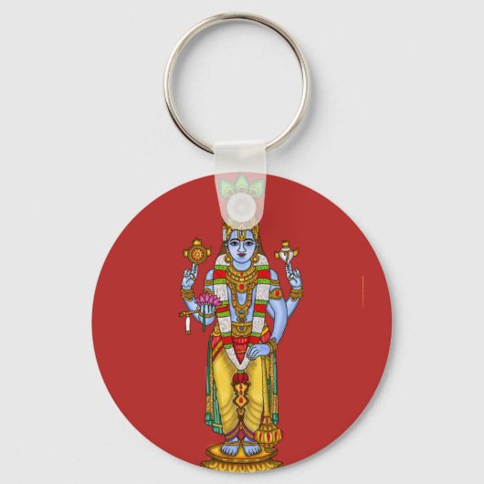 Lord Vishnu-sleutelhanger Sleutelhanger (Voorkant)