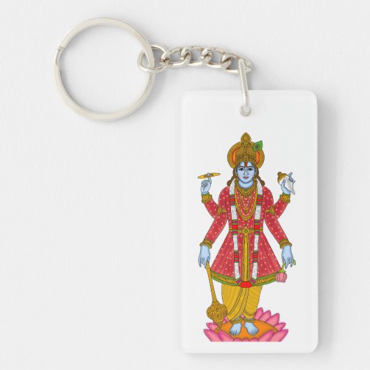 Lord Vishnu-sleutelhanger Sleutelhanger (Voorkant)