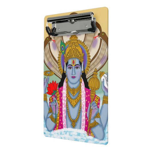 Lord Vishnu Stationery Mini Klembord (Angled2)