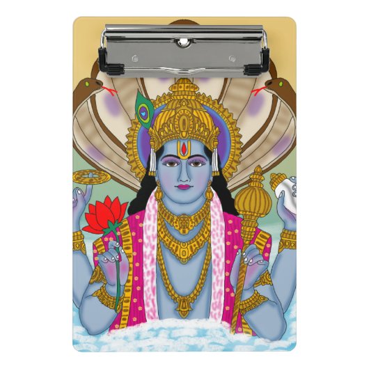 Lord Vishnu Stationery Mini Klembord (Voorkant)