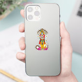 Lord Vishnu Sticker (Telefoon)