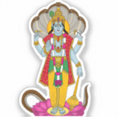 Lord Vishnu Sticker (Voorkant)