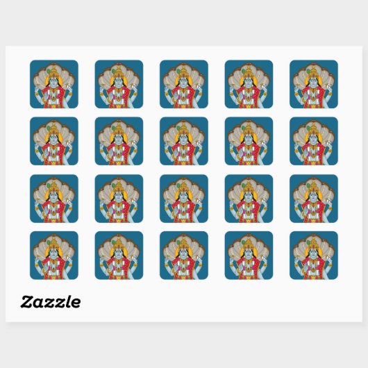 Lord Vishnu Sticker (Vel)