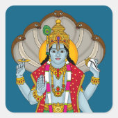 Lord Vishnu Sticker (Voorkant)