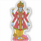 Lord Vishnu Sticker (Voorkant)