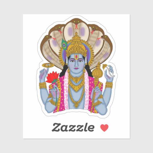 Lord Vishnu Stickers (Vel)