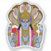 Lord Vishnu Stickers (Voorkant)