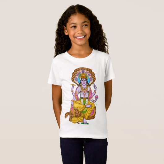 Lord Vishnu T-shirt (Voorkant volledig)