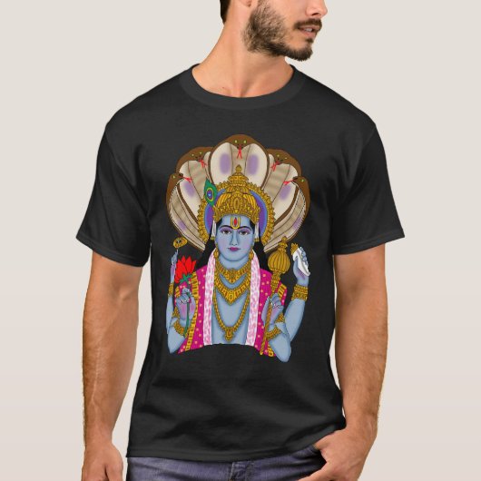Lord Vishnu T-Shirt (Voorkant)