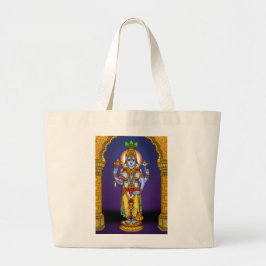Lord Vishnu-tas Grote Tote Bag
